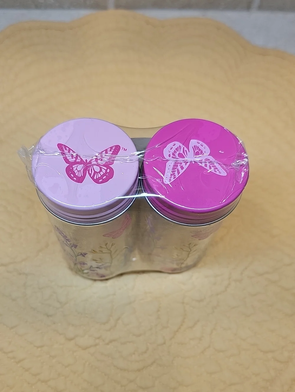 Dolly Parton Wildflower 2pc. Glass Spice Shaker Set